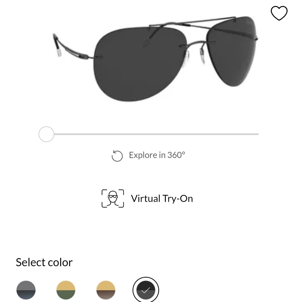 Silver Aviator Optical Glasses